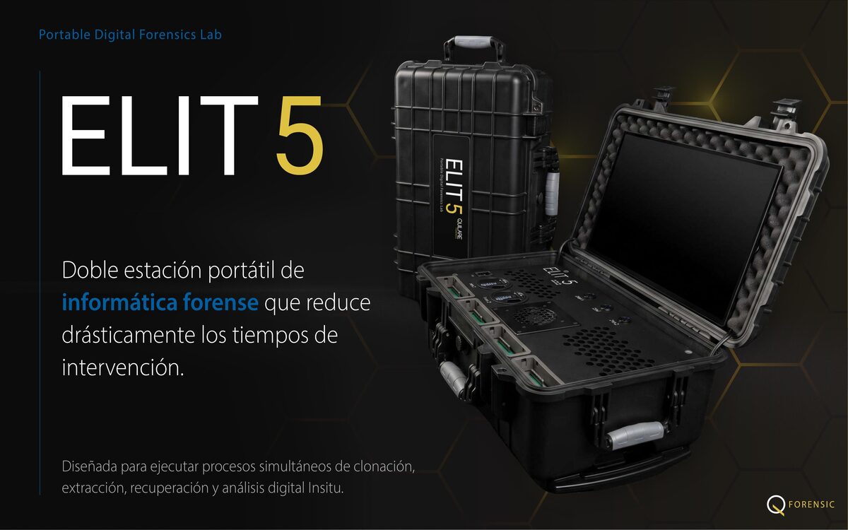 ELIT 5, doble estación portátil de informática forense