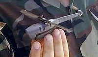 Capturado minidrone en la guerra de Siria